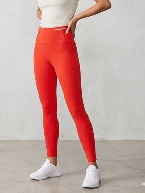 Outdoor Voices FreeForm 7/8 Legging Rose Red High Waisted Small NEW